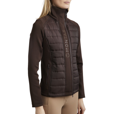 Veste Montar Emma matelassé femme Marron