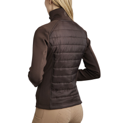 Veste Montar Emma matelassé femme Marron