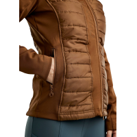 Veste Montar Emma matelassé femme Mud Marron