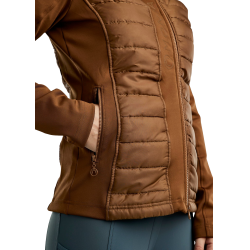 Veste Montar Emma matelassé femme Caramel Marron