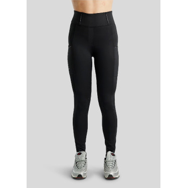 Legging Hybrid pull-on Montar MoBlair avec Gun Metal Crystals full grip femme Legging Hybrid pull-on Montar MoBlair avec Gun Metal Crystals full grip femme