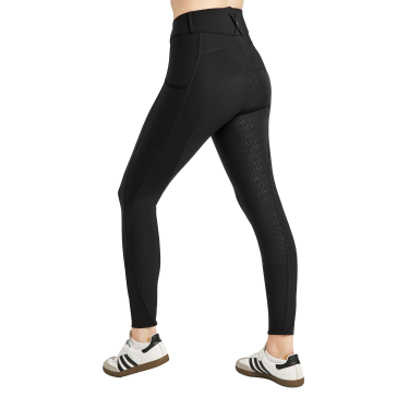 Pantalon Montar MoElaine logo découpé au laser full grip femme Noir Pantalon Montar MoElaine logo découpé au laser full grip femme Noir