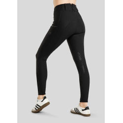Pantalon Montar MoZuna Refined Pintucks et gun metal crystals grip genoux femme