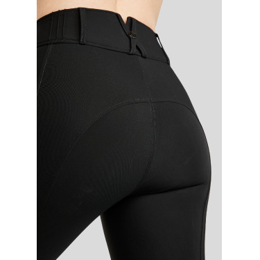 Pantalon Montar MoZuna Refined Pintucks et gun metal crystals grip genoux femme Pantalon Montar MoZuna Refined Pintucks et gun metal crystals grip genoux femme