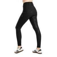 Pantalon Montar MoZuna Refined Pintucks et gun metal crystals full grip femme Blanc Pantalon Montar MoZuna Refined Pintucks et gun metal crystals full grip femme Blanc