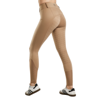 Legging Montar MoStar mesh et bande logo aluminium full grip femme Latté Legging Montar MoStar mesh et bande logo aluminium full grip femme Latté