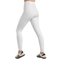 Legging Montar MoElaine logo découpe laser full grip femme Blanc Legging Montar MoElaine logo découpe laser full grip femme Blanc