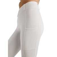 Legging Montar MoElaine logo découpe laser full grip femme Blanc Legging Montar MoElaine logo découpe laser full grip femme Blanc