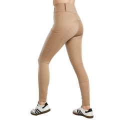 Legging Montar MoElaine logo découpe laser full grip femme Latté