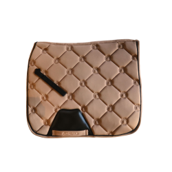 Tapis de selle Montar dressage softshell Flow Latté Marron