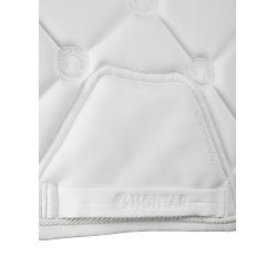 Tapis de selle Montar dressage Flow Logoquilted Blanc Tapis de selle Montar dressage Flow Logoquilted Blanc