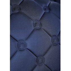 Tapis de selle Montar dressage Flow Logoquilted Marine Bleu marine