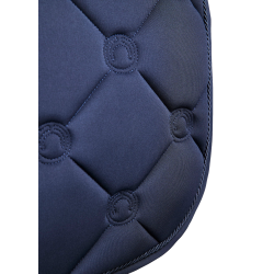 Tapis de selle Montar dressage Flow Logoquilted Marine Bleu marine