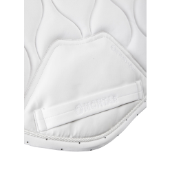Tapis de selle Montar CSO Flow Crystal Blanc