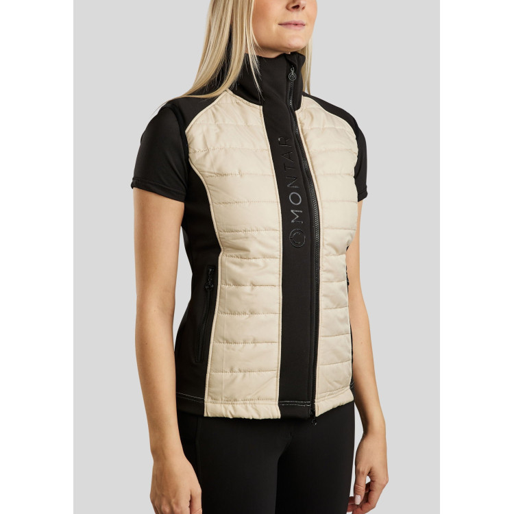 Doudoune sans manches chaud Montar MoMartha Contrast Hybrid femme Doudoune sans manches chaud Montar MoMartha Contrast Hybrid femme