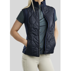 Doudoune sans manches Hybrid Montar MoMary gun metals crystals femme