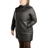 Veste matelassé longue Montar MoKately Curve femme Noir