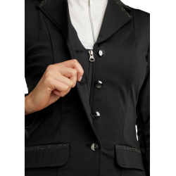 Veste de concours Montar MoAviana femme avec décoration crystal caviar Noir