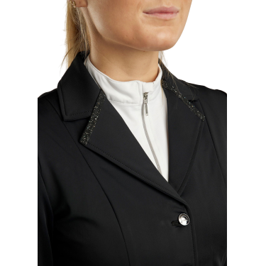 Veste de concours Montar MoAviana femme avec décoration crystal caviar Noir Veste de concours Montar MoAviana femme avec décoration crystal caviar Noir