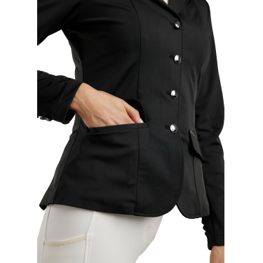 Veste de concours Montar MoAviana femme avec décoration crystal caviar Noir Veste de concours Montar MoAviana femme avec décoration crystal caviar Noir