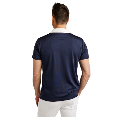 Polo de concours Montar MoWill structuré femme Marine Bleu marine