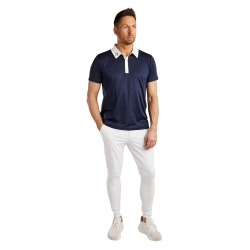 Polo de concours Montar MoWill structuré femme Marine Bleu marine