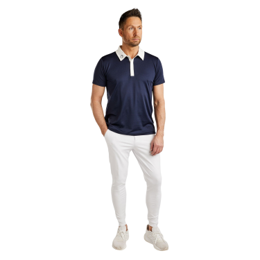 Polo de concours Montar MoWill structuré femme Marine Bleu marine