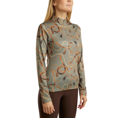 Polo manches longues Montar imprimé Haily bridle femme Polo manches longues Montar imprimé Haily bridle femme