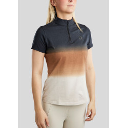 T-shirt d'entrainement Montar manches courtes MoFaith imprimé Dipdye femme