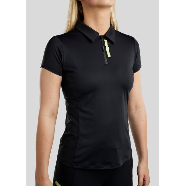 T-shirt d'entrainement manches courtes Montar MoStella mesh et logo imprimé contrasté femme T-shirt d'entrainement manches courtes Montar MoStella mesh et logo imprimé contrasté femme