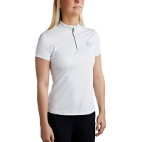 T-shirt manches courtes Montar MoBlair avec crystal gris foncé femme Blanc T-shirt manches courtes Montar MoBlair avec crystal gris foncé femme Blanc