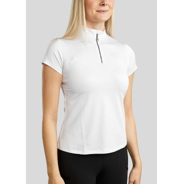 T-shirt d'entrainement manches courtes Montar MoElaine logo découpé au laser femme T-shirt d'entrainement manches courtes Montar MoElaine logo découpé au laser femme