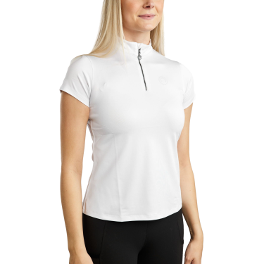 T-shirt d'entrainement manches courtes Montar MoElaine logo découpé au laser femme T-shirt d'entrainement manches courtes Montar MoElaine logo découpé au laser femme