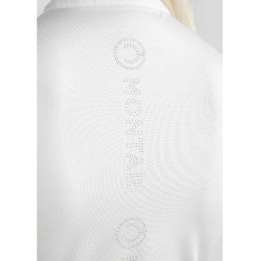 T-shirt d'entrainement manches courtes Montar MoElaine logo découpé au laser femme T-shirt d'entrainement manches courtes Montar MoElaine logo découpé au laser femme