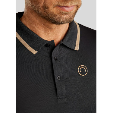 Polo manches courtes Montar MoDrake col et logo contrasté homme Polo manches courtes Montar MoDrake col et logo contrasté homme