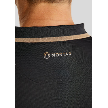 Polo manches courtes Montar MoDrake col et logo contrasté homme Polo manches courtes Montar MoDrake col et logo contrasté homme