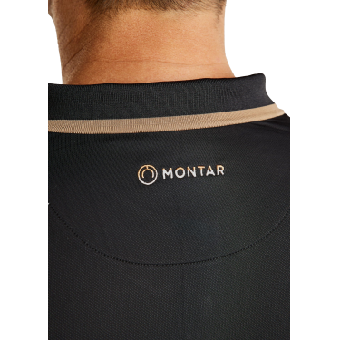 Polo manches courtes Montar MoDrake col et logo contrasté homme Polo manches courtes Montar MoDrake col et logo contrasté homme