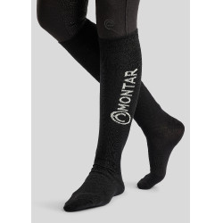 Chaussettes Montar noir avec logo