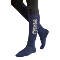 Chaussettes Nylon Montar par 3 Marine