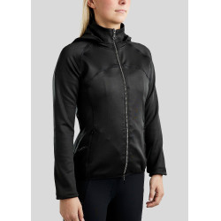 Veste softshell Montar MoBlair Junior full zip crsytals gun metal capuche amovible