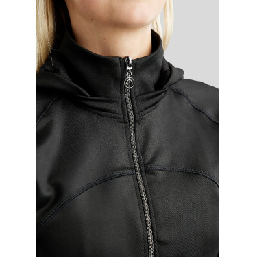 Veste softshell Montar MoBlair Junior full zip crsytals gun metal capuche amovible Veste softshell Montar MoBlair Junior full zip crsytals gun metal capuche amovible