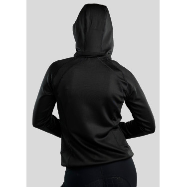 Veste softshell Montar MoBlair Junior full zip crsytals gun metal capuche amovible Veste softshell Montar MoBlair Junior full zip crsytals gun metal capuche amovible
