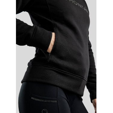 Sweatshirt Montar MoNaja col haut crystals gun metal femme Sweatshirt Montar MoNaja col haut crystals gun metal femme