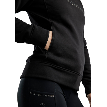 Sweatshirt Montar MoNaja col haut crystals gun metal femme Sweatshirt Montar MoNaja col haut crystals gun metal femme