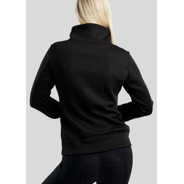 Sweatshirt Montar MoNaja col haut crystals gun metal femme Sweatshirt Montar MoNaja col haut crystals gun metal femme