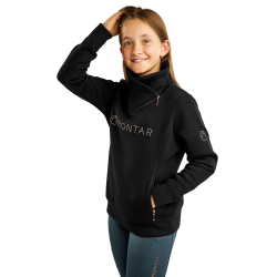 Sweatshirt Montar MoNaja Junior fermeture latérale crystals rosegold