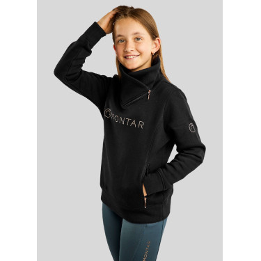 Sweatshirt Montar MoNaja Junior fermeture latérale crystals rosegold Sweatshirt Montar MoNaja Junior fermeture latérale crystals rosegold
