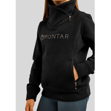 Sweatshirt Montar MoNaja Junior fermeture latérale crystals rosegold Sweatshirt Montar MoNaja Junior fermeture latérale crystals rosegold