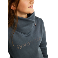 Sweatshirt Montar MoNaja Junior fermeture latérale crystals rosegold Ardoise foncée Gris Sweatshirt Montar MoNaja Junior fermeture latérale crystals rosegold Ardoise foncée Gris
