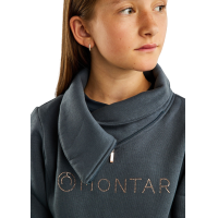 Sweatshirt Montar MoNaja Junior fermeture latérale crystals rosegold Ardoise foncée Gris Sweatshirt Montar MoNaja Junior fermeture latérale crystals rosegold Ardoise foncée Gris